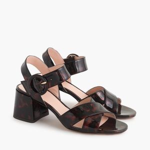 J Crew Tortoise Penny Sandals